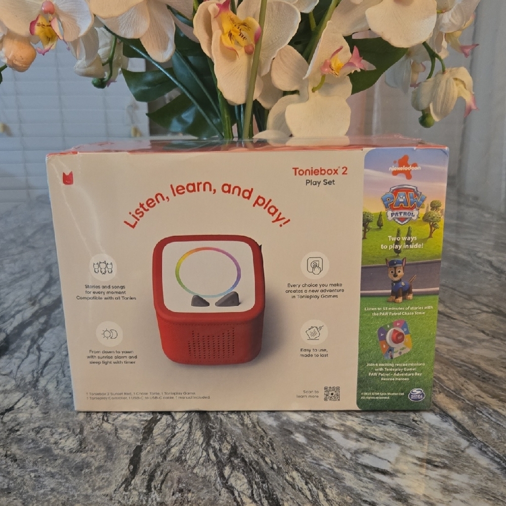 Toniebox 2 Kids Audio Player - Red (Tonies) - Picture 2 of 2